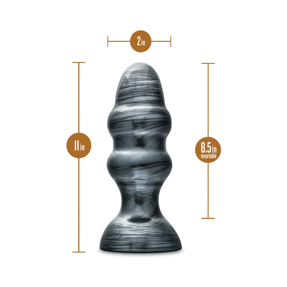 Jet Stealth 6.5 in. Anal Plug Carbon Metallic Black - Image 4