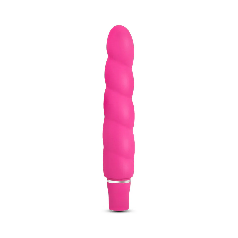 Luxe Anastasia Silicone Slimline Vibrator Pink - Image 2