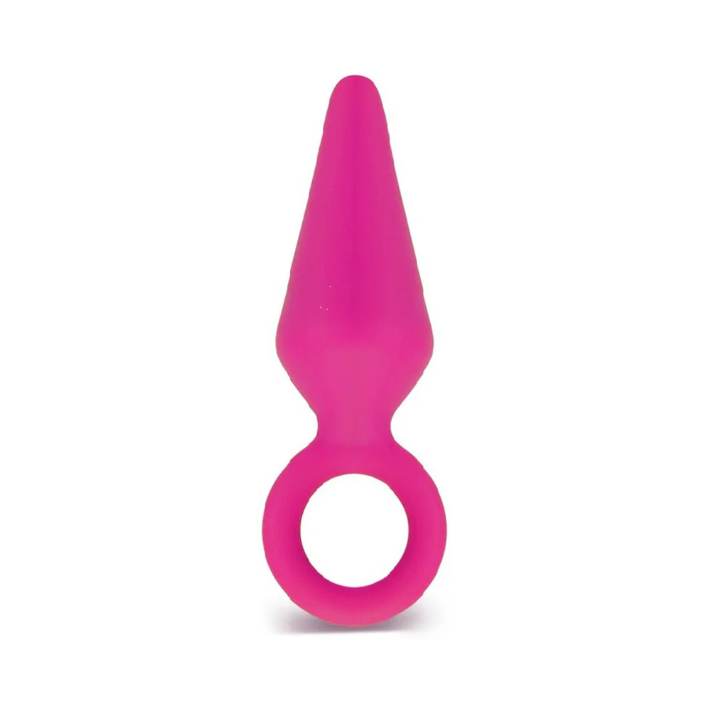Luxe Candy Rimmer Small Silicone Anal Plug Pink - Image 2