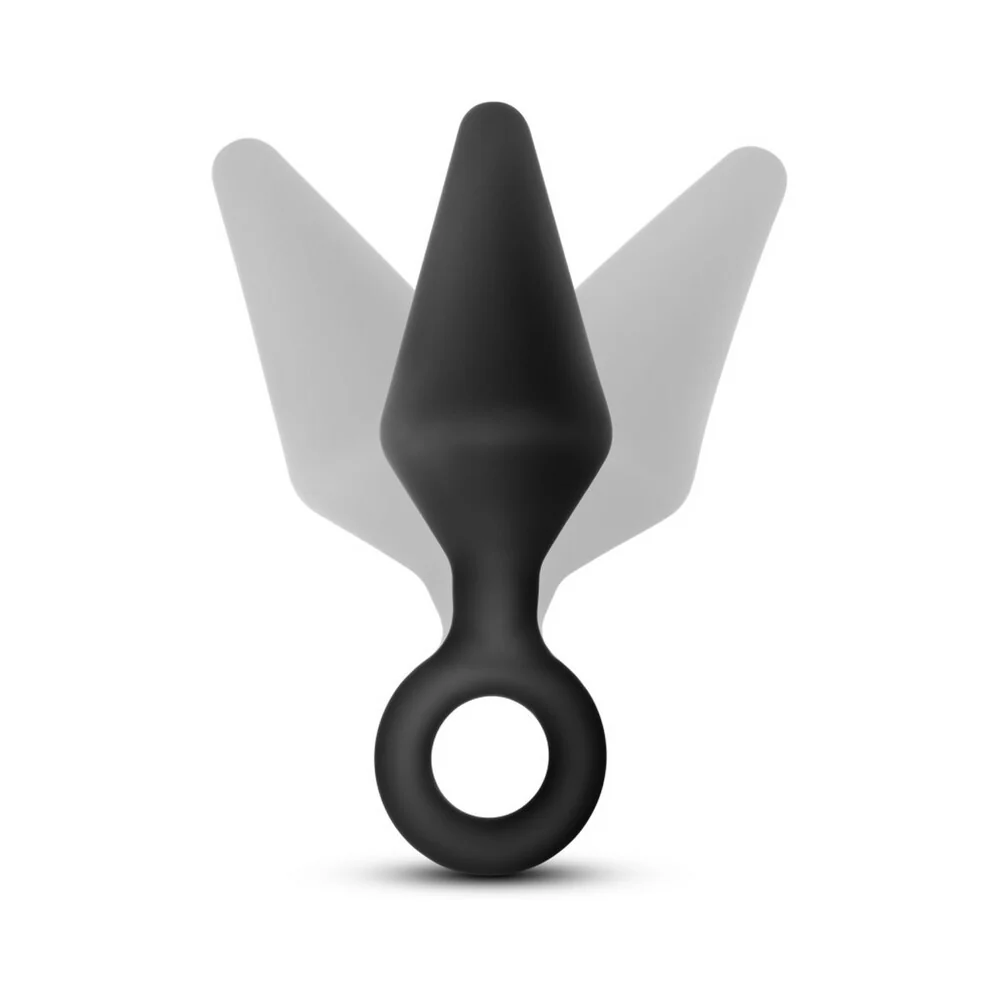 Luxe Night Rimmer 3-Piece Silicone Anal Plug Kit Black - Image 5