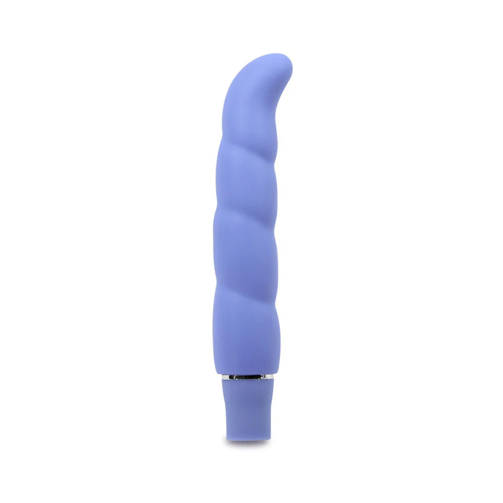 Luxe Purity G Silicone Slimline G-Spot Vibrator Periwinkle - Image 2