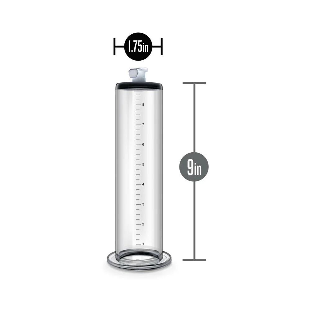 Performance Penis Pump 9 in. x 1.75 in. Cylinder Clear - Image 5