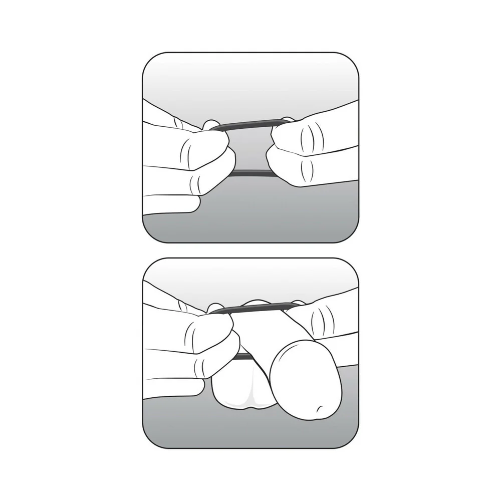 Performance VS1 Pure Premium Silicone Cockrings 3-Pack Medium Indigo - Image 7