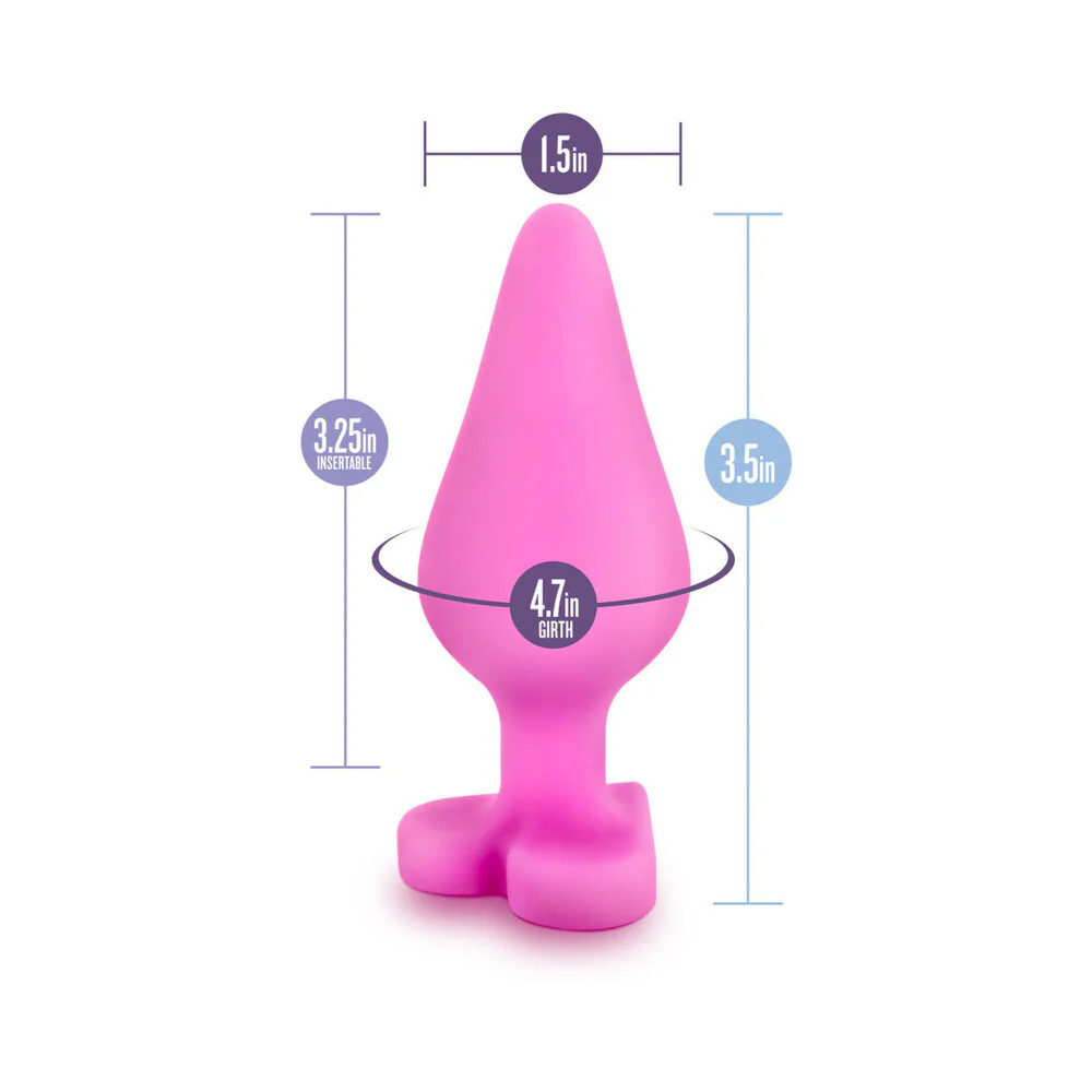 Play with Me Naughty Candy Hearts 'Be Mine' Anal Plug Pink - Image 7