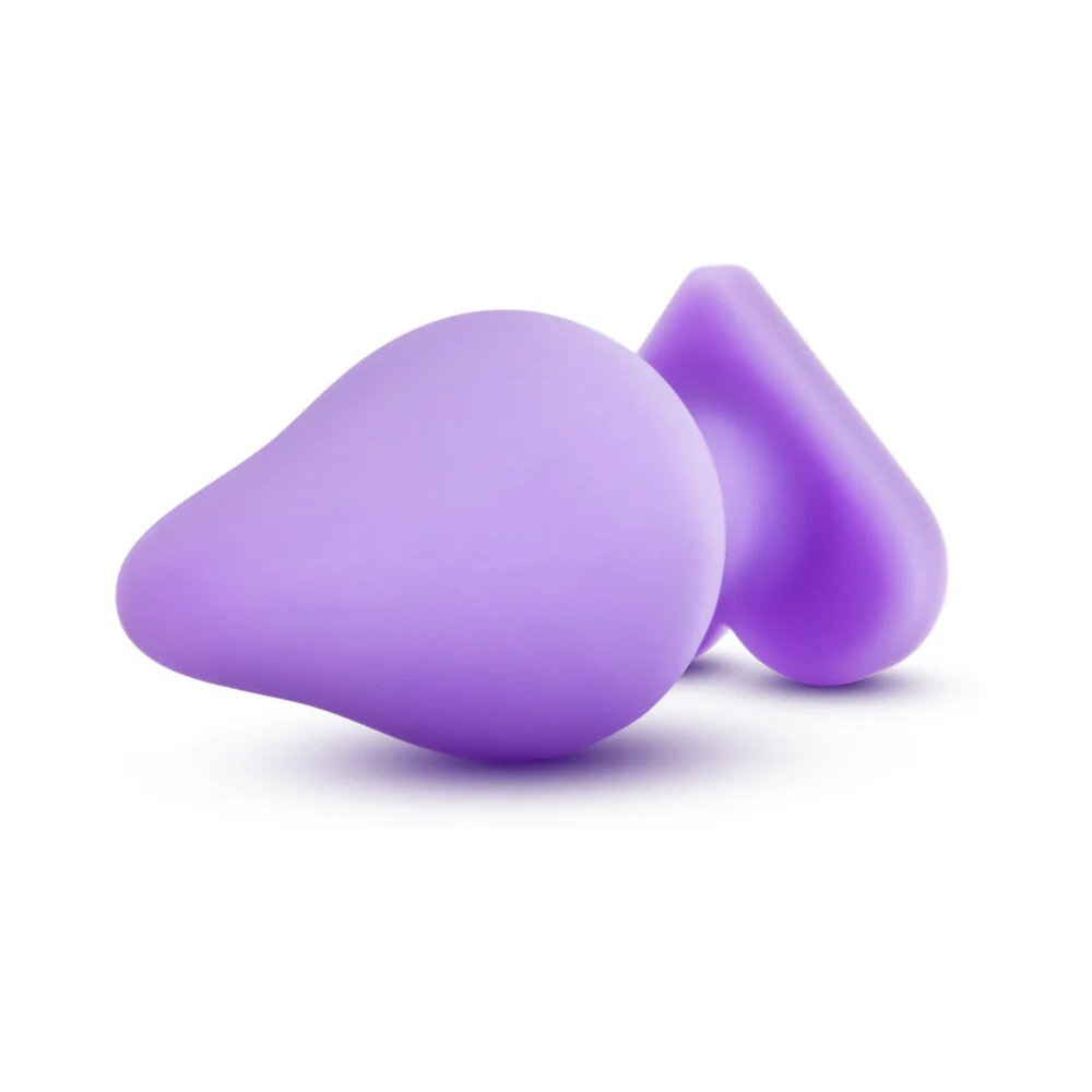 Play with Me Naughty Candy Hearts 'Do Me Now' Anal Plug Purple - Image 4