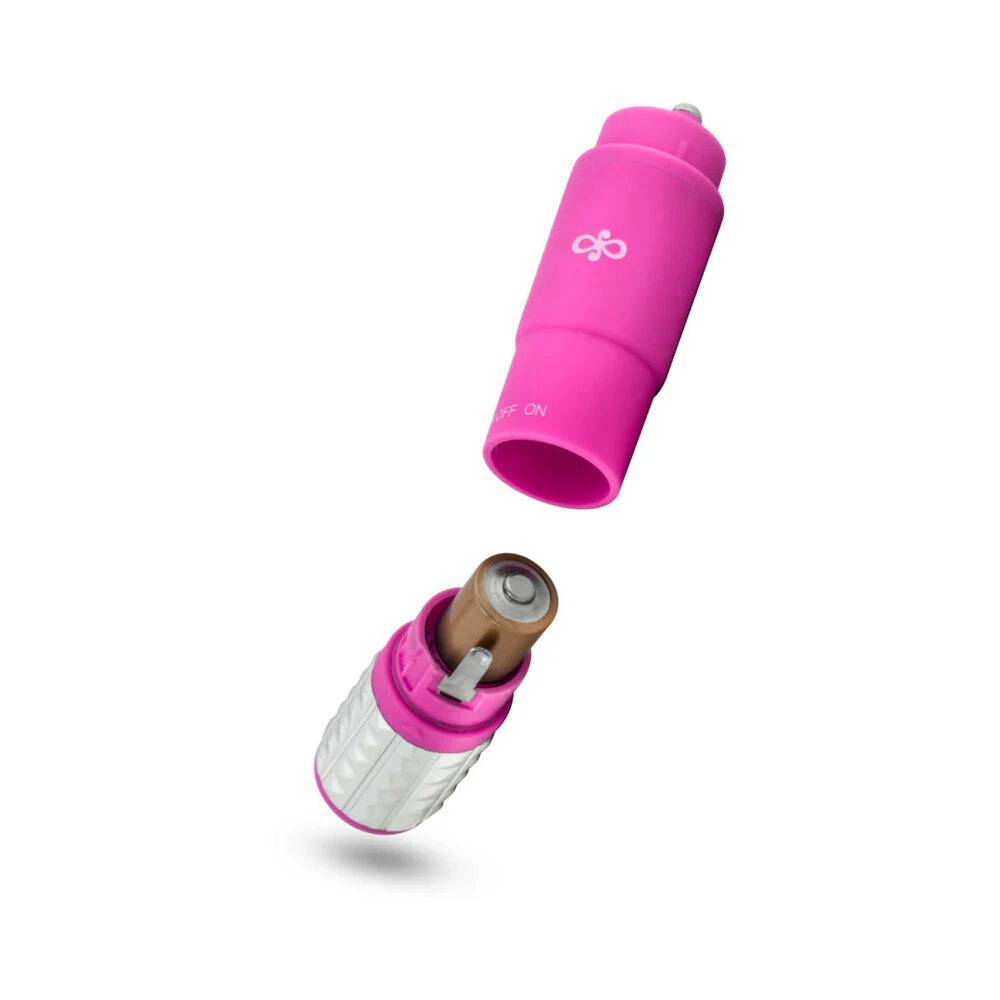 Rose Revitalize Massage Kit with Mini Vibrator & 3 Silicone Attachments Pink - Image 6