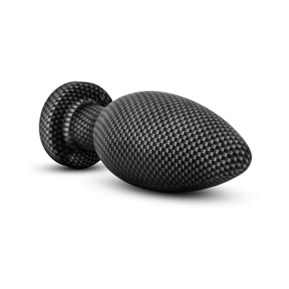 Spark Silicone Anal Plug Medium Carbon Fiber - Image 3