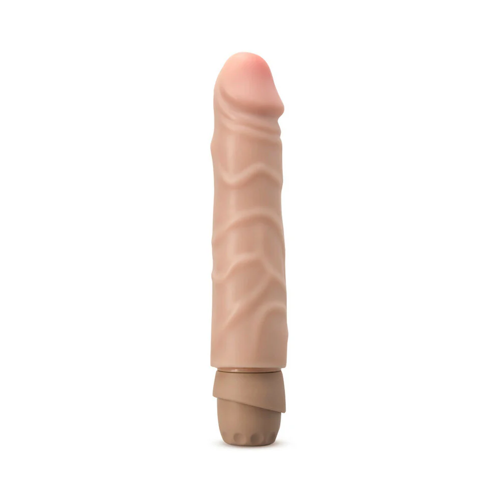 X5 Plus The Little One Realistic 6.75 in. Vibrating Dildo Beige - Image 2