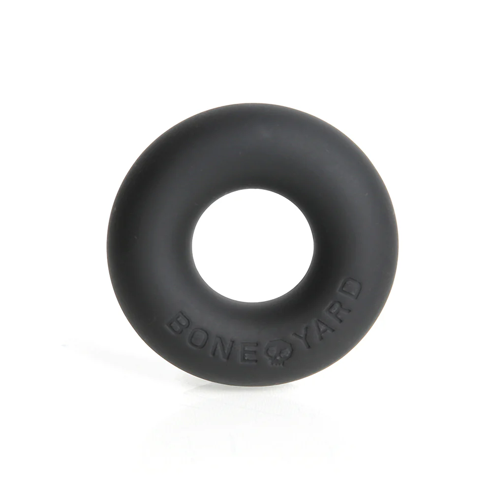 Boneyard Ultimate Silicone Cock Ring Black 50-Piece Fishbowl Display - Image 4