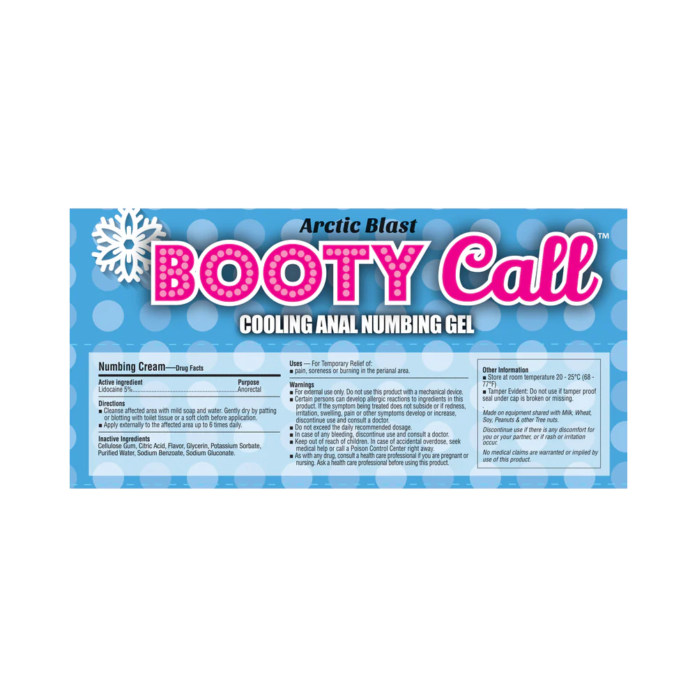 Booty Call Anal Numbing Gel Cooling 1.5 oz. - Image 4