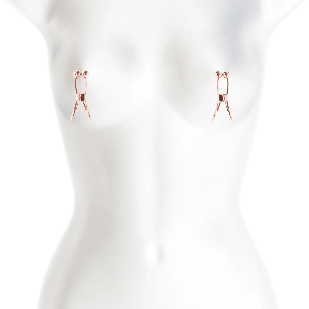 Bound Nipple Clamps C1 Rose Gold - Image 3
