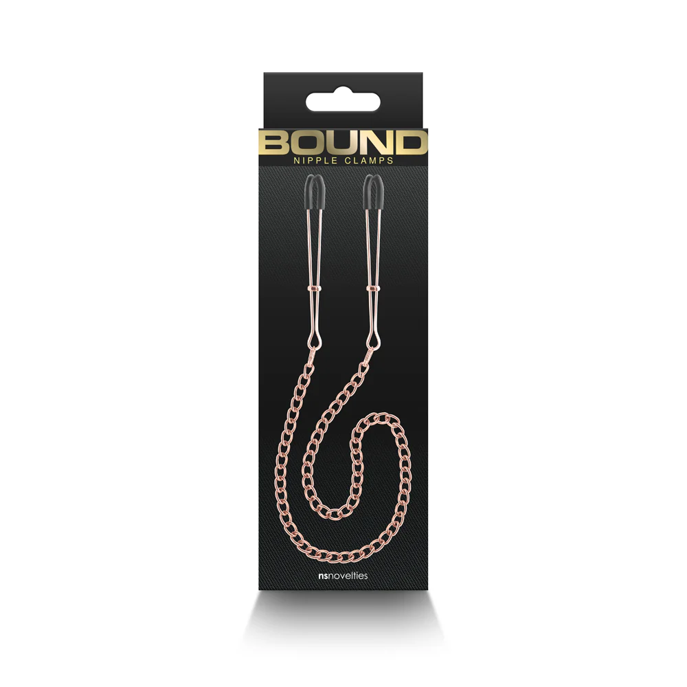 Bound Nipple Clamps DC3 Rose Gold