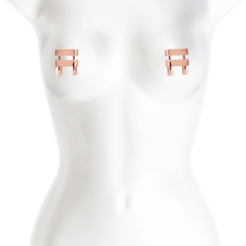 Bound Nipple Clamps V1 Rose Gold - Image 3