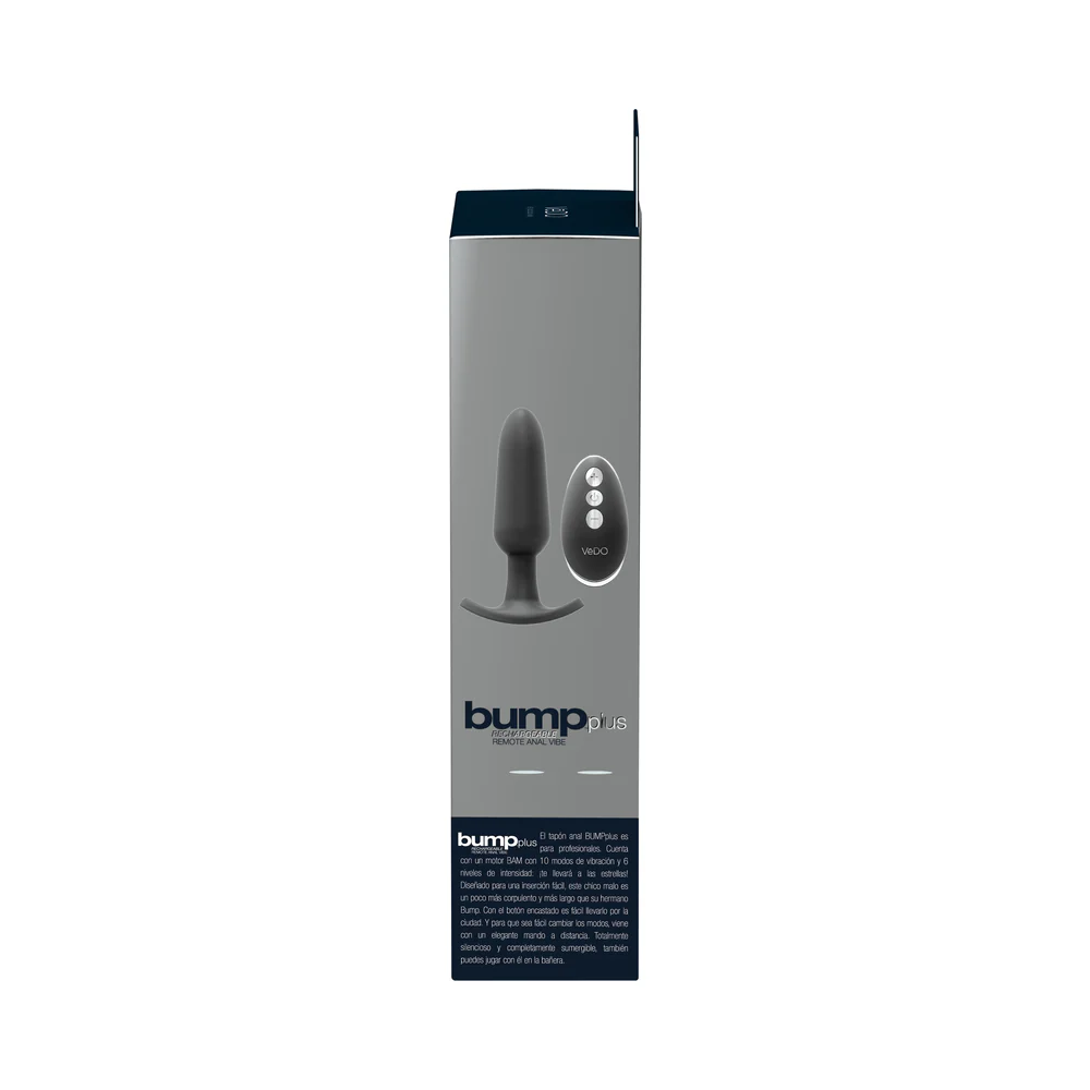 Bump Plus Rechargeable Remote Control Anal Vibe Black - Image 6