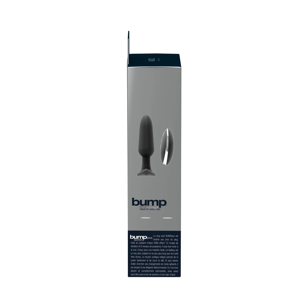 Bump Plus Rechargeable Remote Control Anal Vibe Black - Image 7