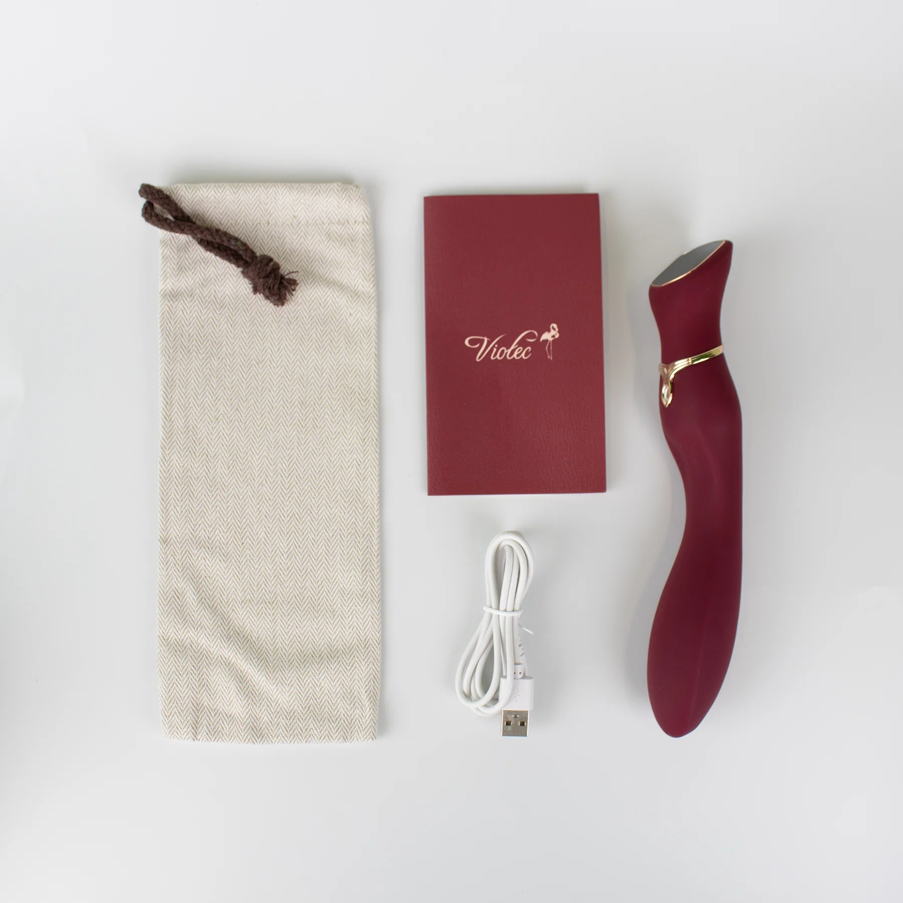 Chance Touch Screen G-Spot Vibrator in Wine - Image 2