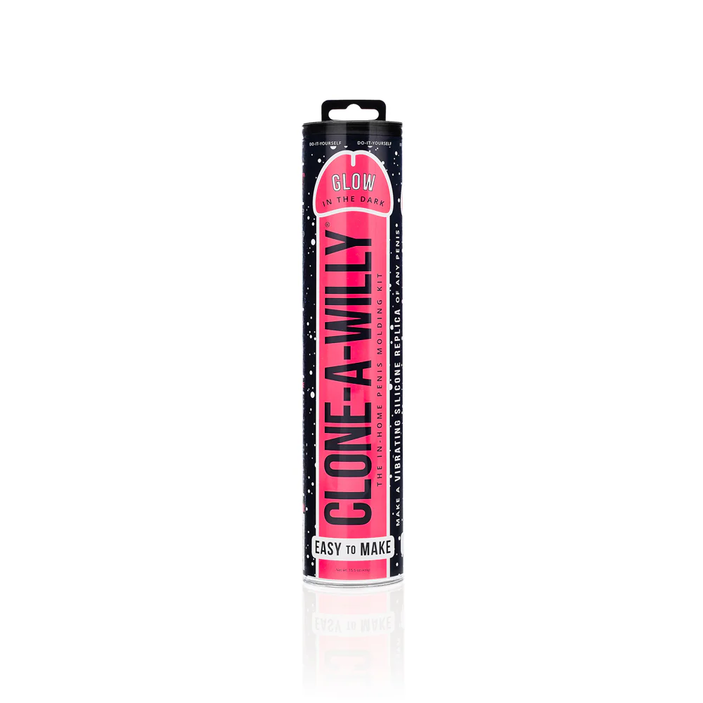 Clone-A-Willy DIY Vibrating Dildo Kit Glow-in-the-Dark Hot Pink - Image 3
