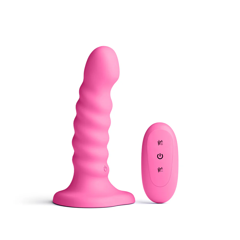 Colours Ribbed Vibrating 5in Pink - Image 2