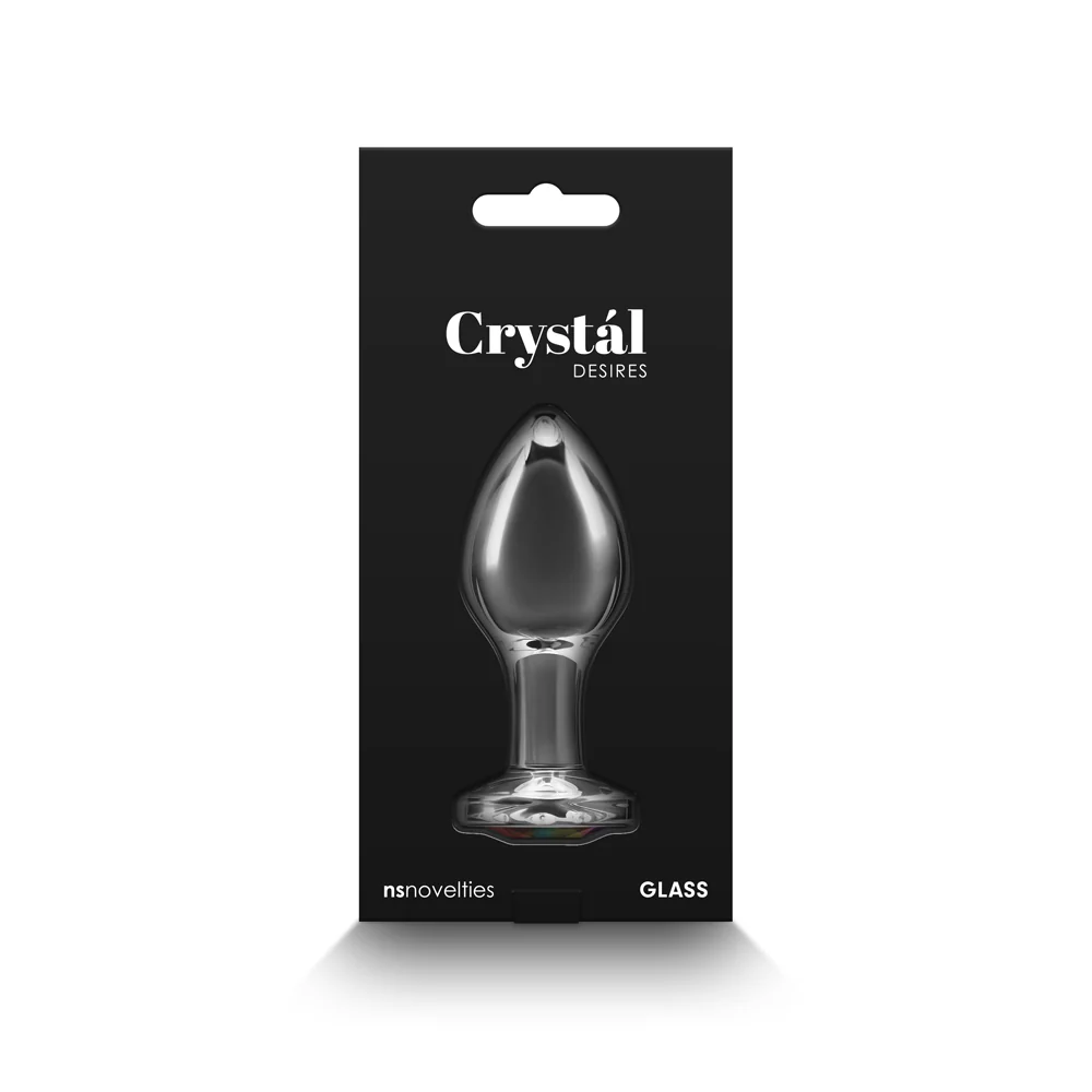 Crystal Desires Rainbow Gem Glass Plug Medium - Image 4
