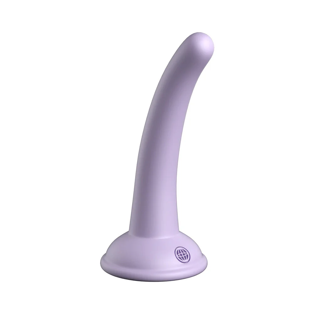 Dillio Platinum Collection Curious Five 5 in. Silicone Dildo Purple - Image 2