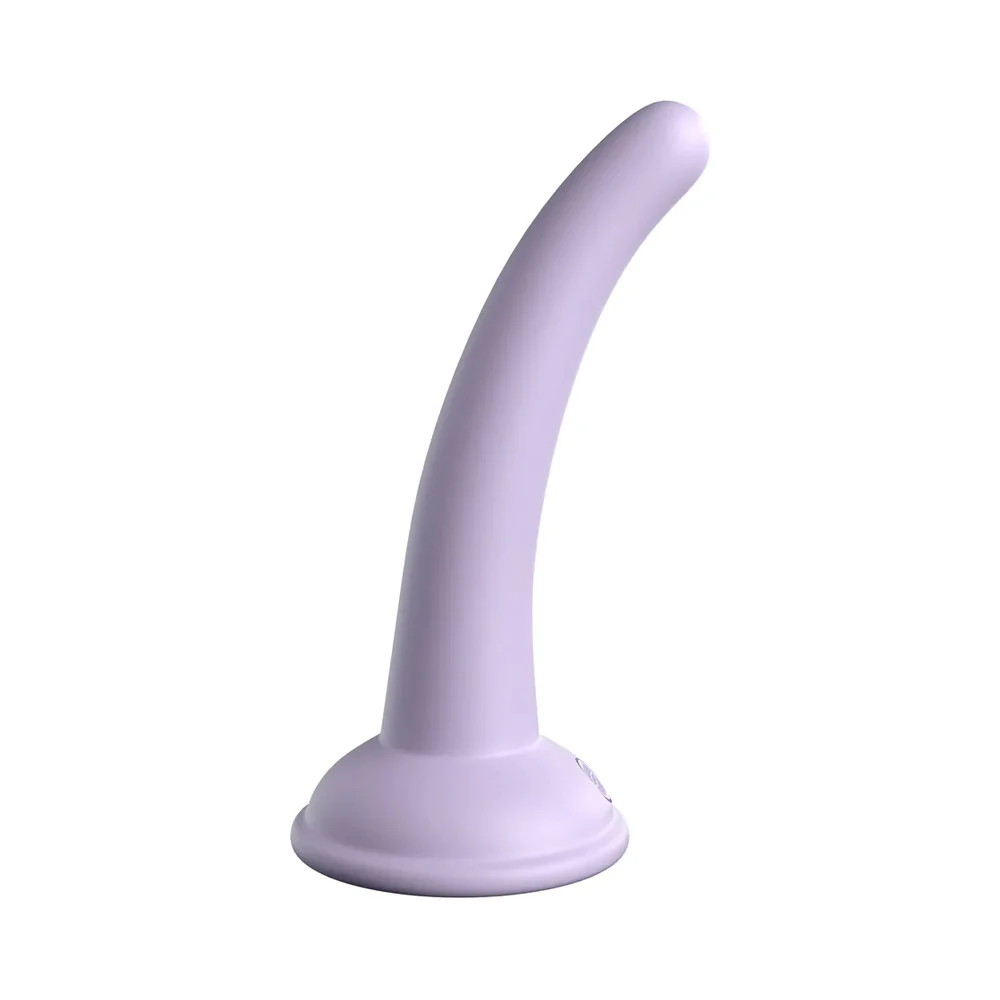 Dillio Platinum Collection Curious Five 5 in. Silicone Dildo Purple - Image 3