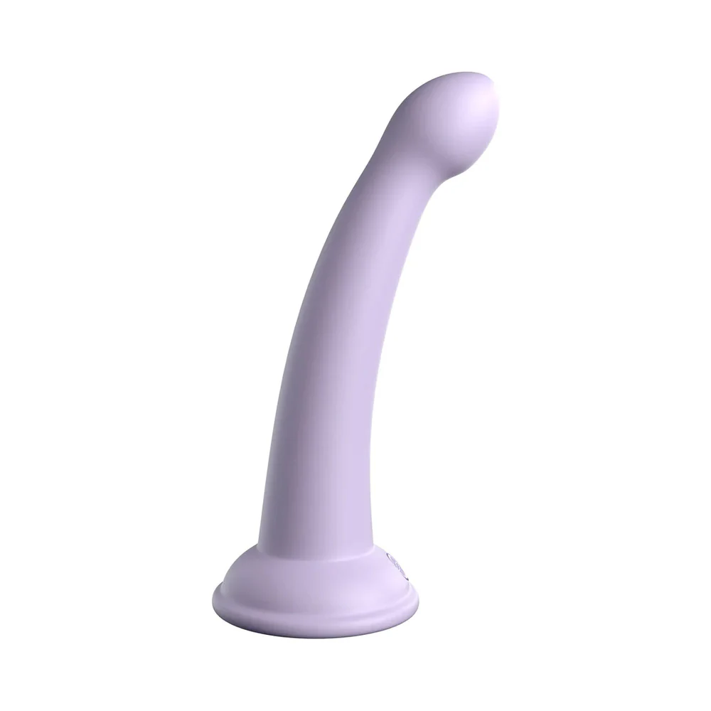 Dillio Platinum Collection Secret Explorer 6 in. Silicone Dildo Purple - Image 3