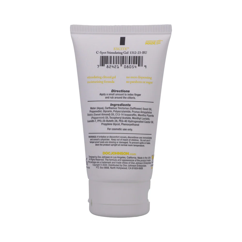 Doc Johnson Excite C-Spot Stimulating Cream 2 oz. - Image 3