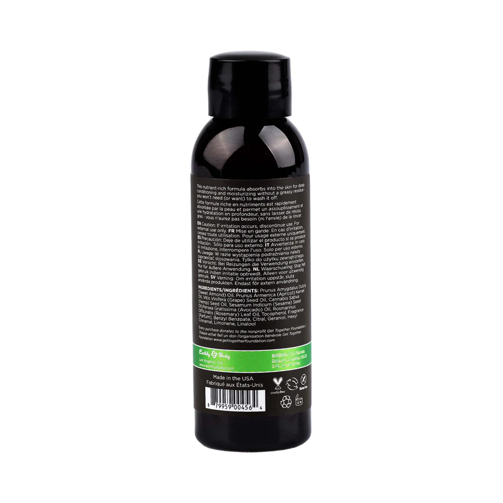 Earthly Body Hemp Seed Massage Oil 3-Piece Gift Set 2 oz. - Image 7