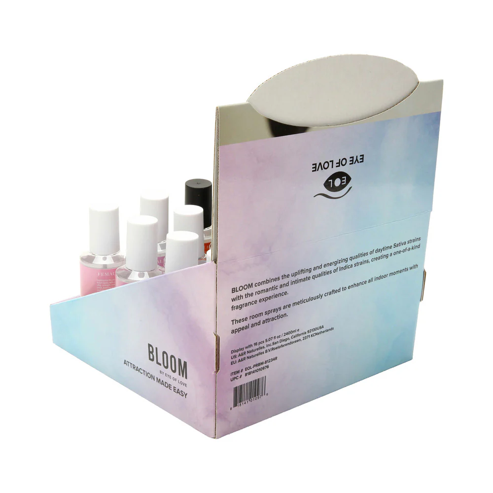 Eye of Love Bloom Pheromone Room Spray 4x4 Prepack - Cardboard - Image 3