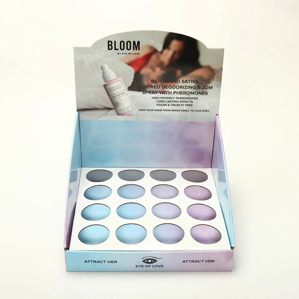Eye of Love Bloom Pheromone Room Spray 4x4 Prepack - Cardboard - Image 4