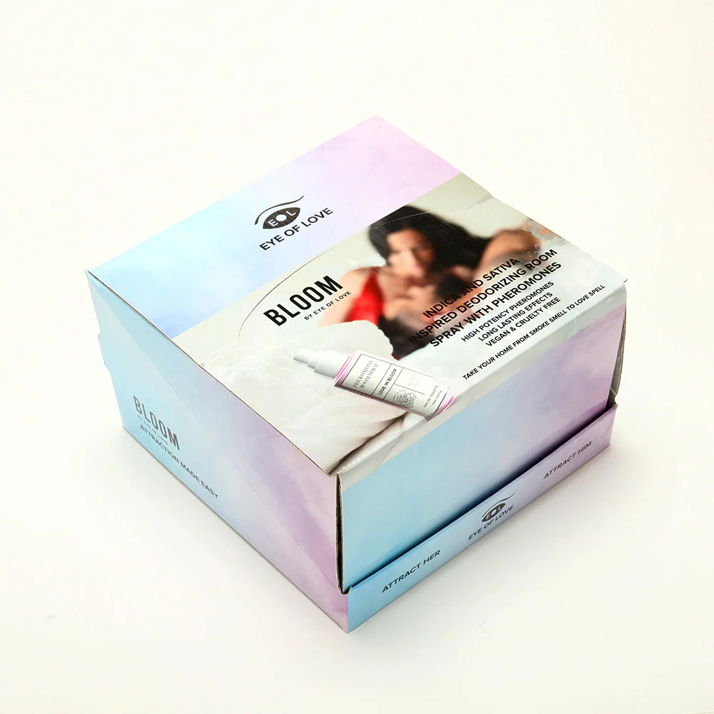 Eye of Love Bloom Pheromone Room Spray 4x4 Prepack - Cardboard - Image 5