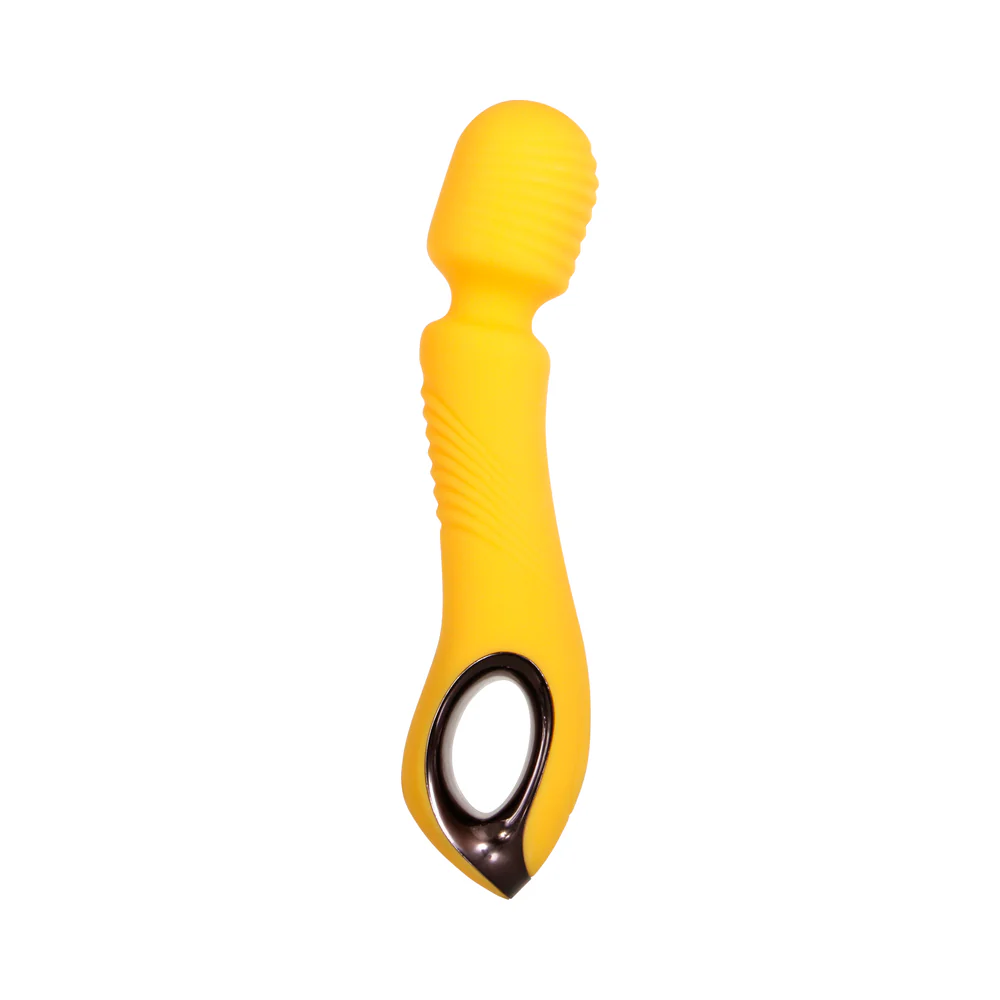 Evolved Buttercup Rechargeable Silicone Wand Vibrator Yellow - Image 2