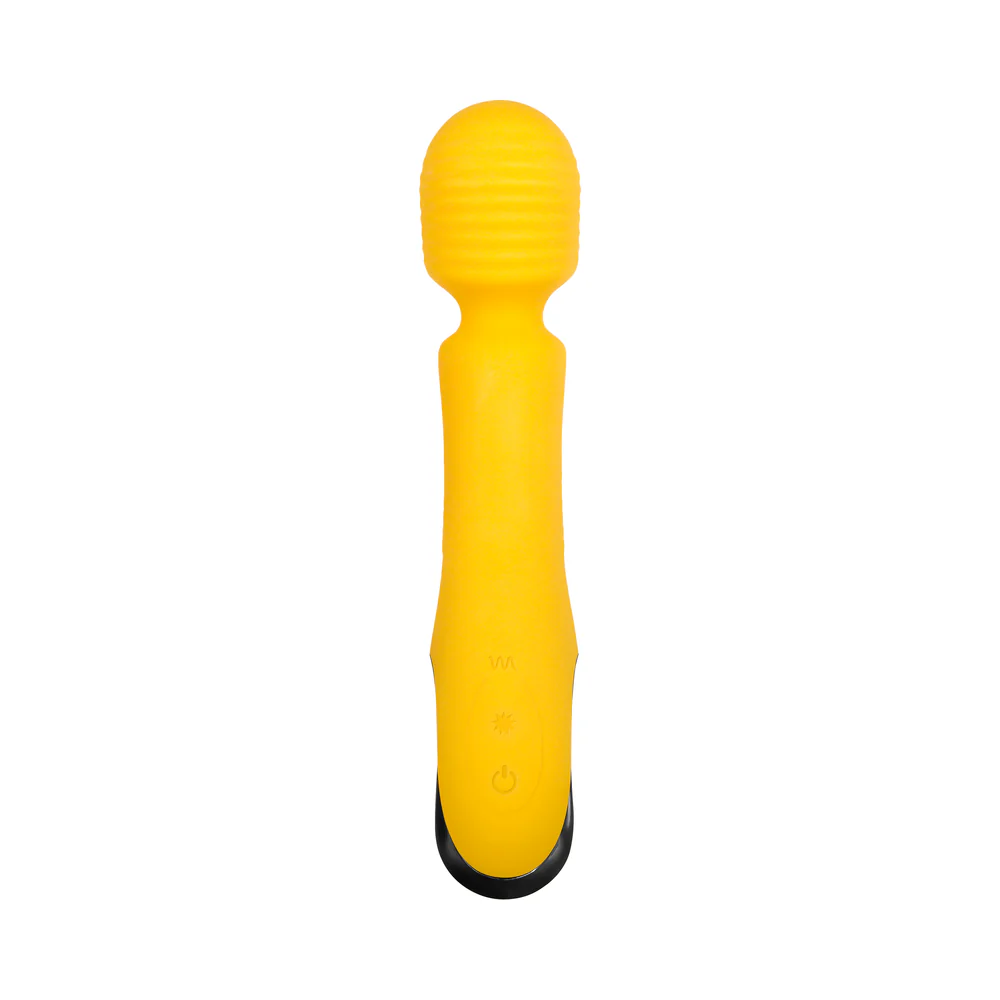 Evolved Buttercup Rechargeable Silicone Wand Vibrator Yellow - Image 5