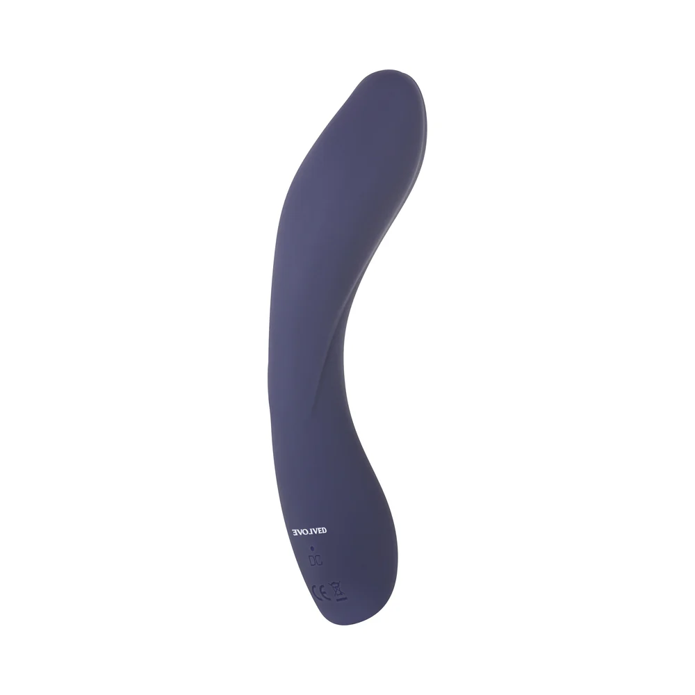 Evolved Coming Strong Rechargeable Silicone G-Spot Vibrator Purple - Image 3