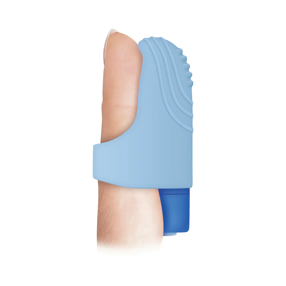 Evolved Fingerlicious Rechargeable Silicone Finger Vibrator Blue - Image 16