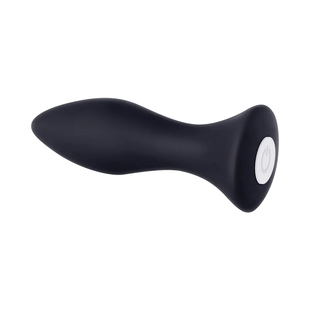 Evolved Mighty Mini Rechargeable Vibrating Silicone Anal Plug Black - Image 3