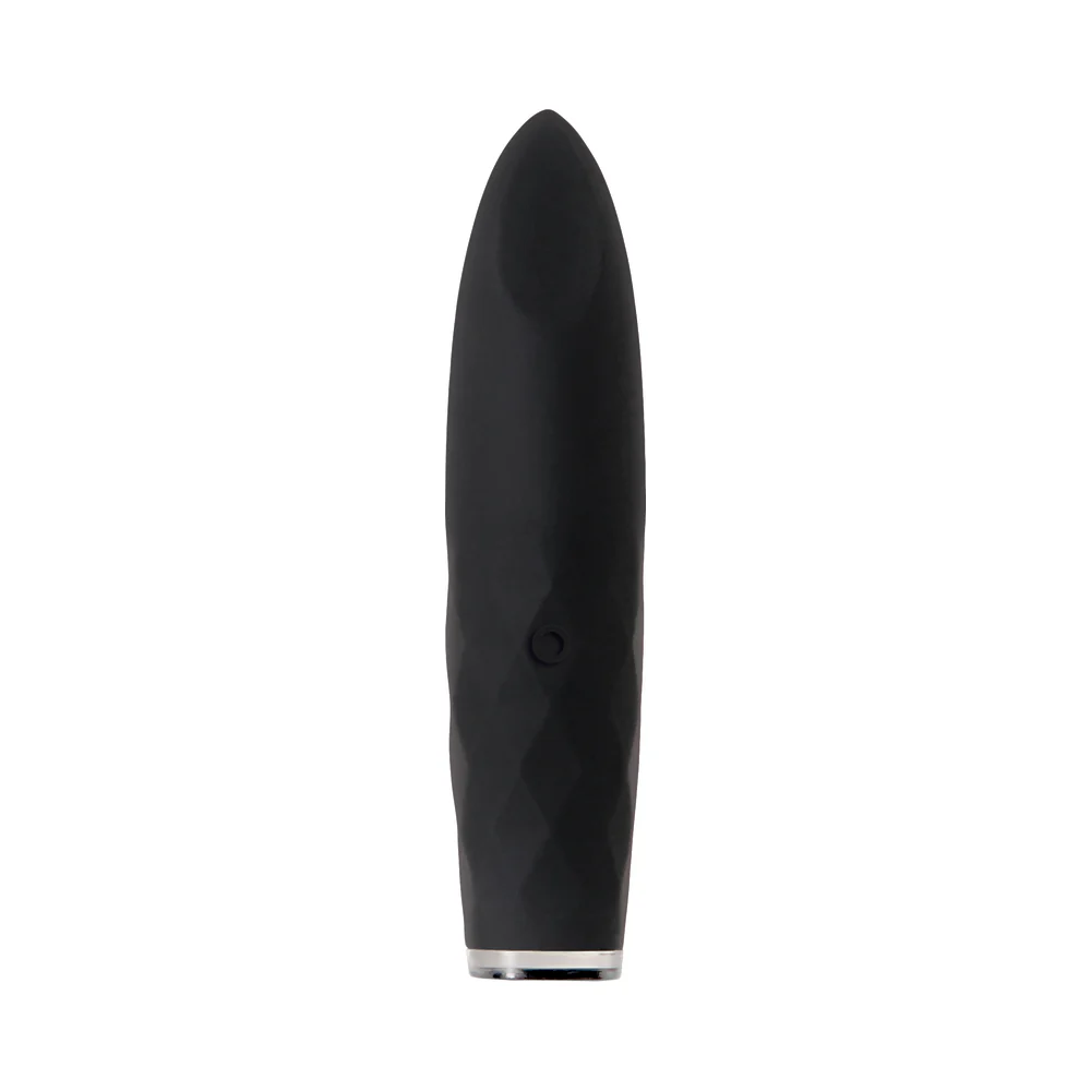 Evolved On The Spot Light-Up Rechargeable Silicone Bullet Vibrator Black - Image 10