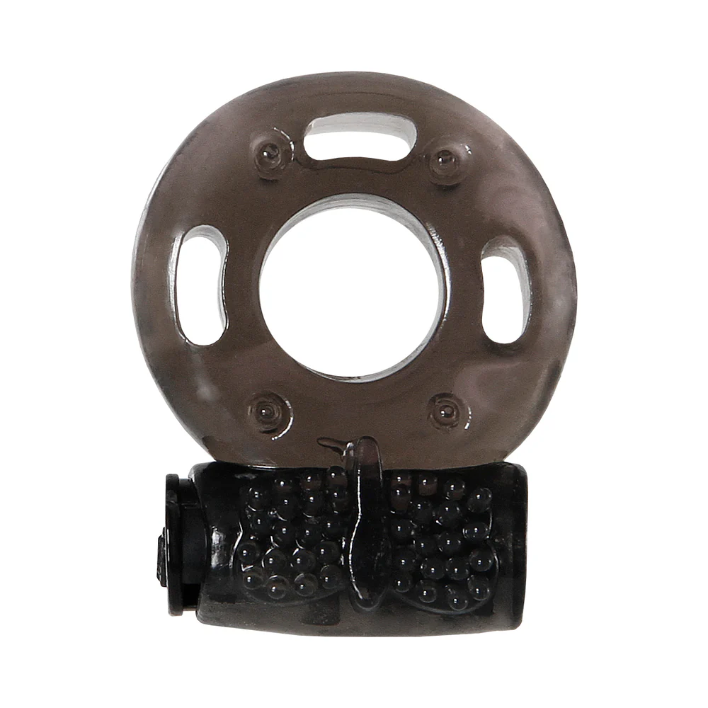 Evolved One Night Stand Ring of Fire Vibrating Cockring Smoke - Image 2