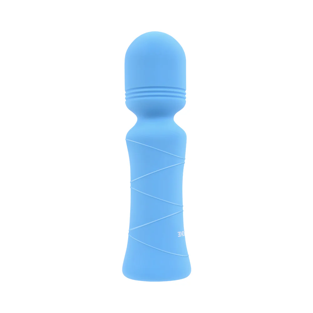 Evolved Out Of The Blue Rechargeable Silicone Wand Vibrator - Image 3