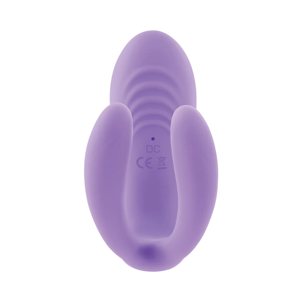 Evolved Petite Tickler Rechargeable Remote-Controlled Silicone Dual Stimulator Purple - Image 9