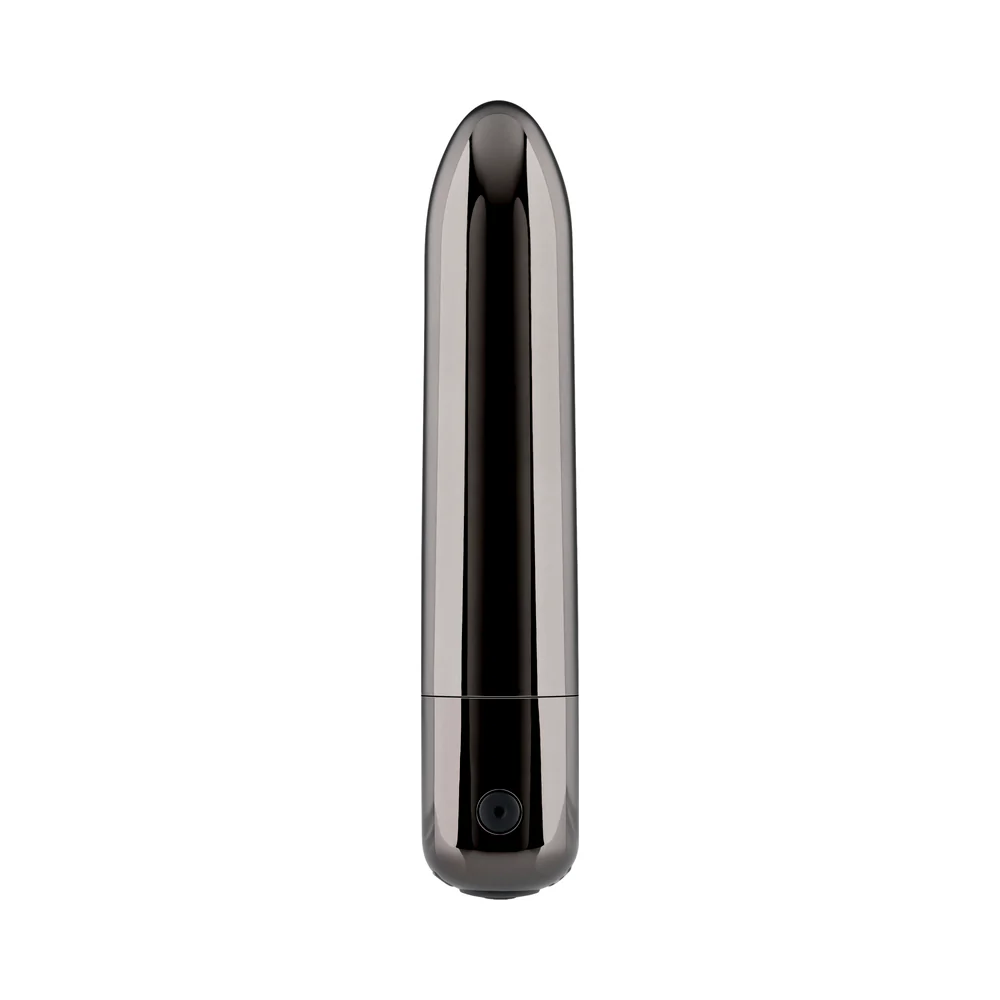 Evolved Real Simple Rechargeable Bullet Vibrator Black Chrome - Image 4