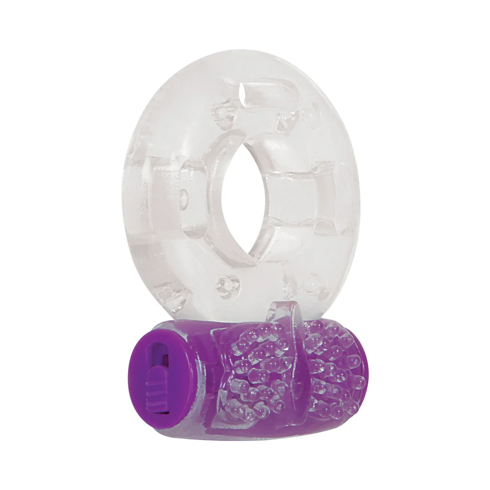 Evolved Ring True 3-Piece Vibrating Ring Set Clear/Purple - Image 13