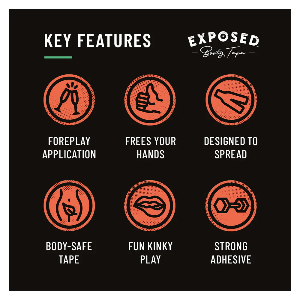 Exposed Booty Tape (20 Pieces Per Box) - Image 2