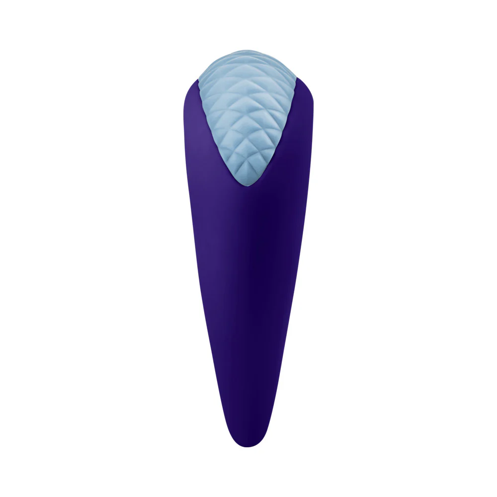 FemmeFunn Volea Rechargeable Silicone Fluttering Tip Vibrator Dark Purple - Image 4