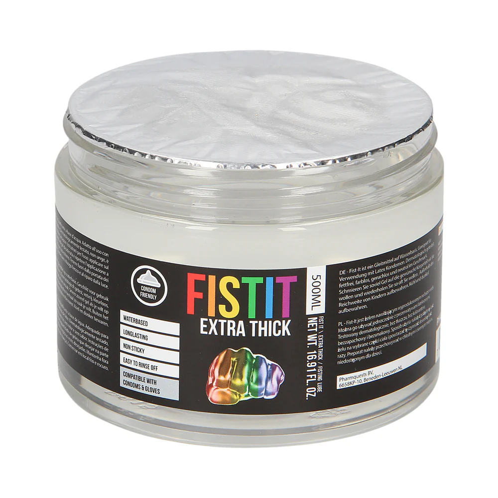 Fist It Extra Thick Water-Based Fisting Lube Rainbow Edition 16.9 oz. - Image 2