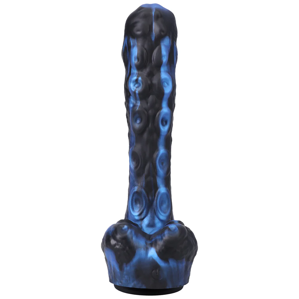 Fort Troff Tendril Thruster Mini Fuck Machine Rechargeable Remote-Controlled Silicone 8.5 in. Thrusting Dildo Blue/Black - Image 4