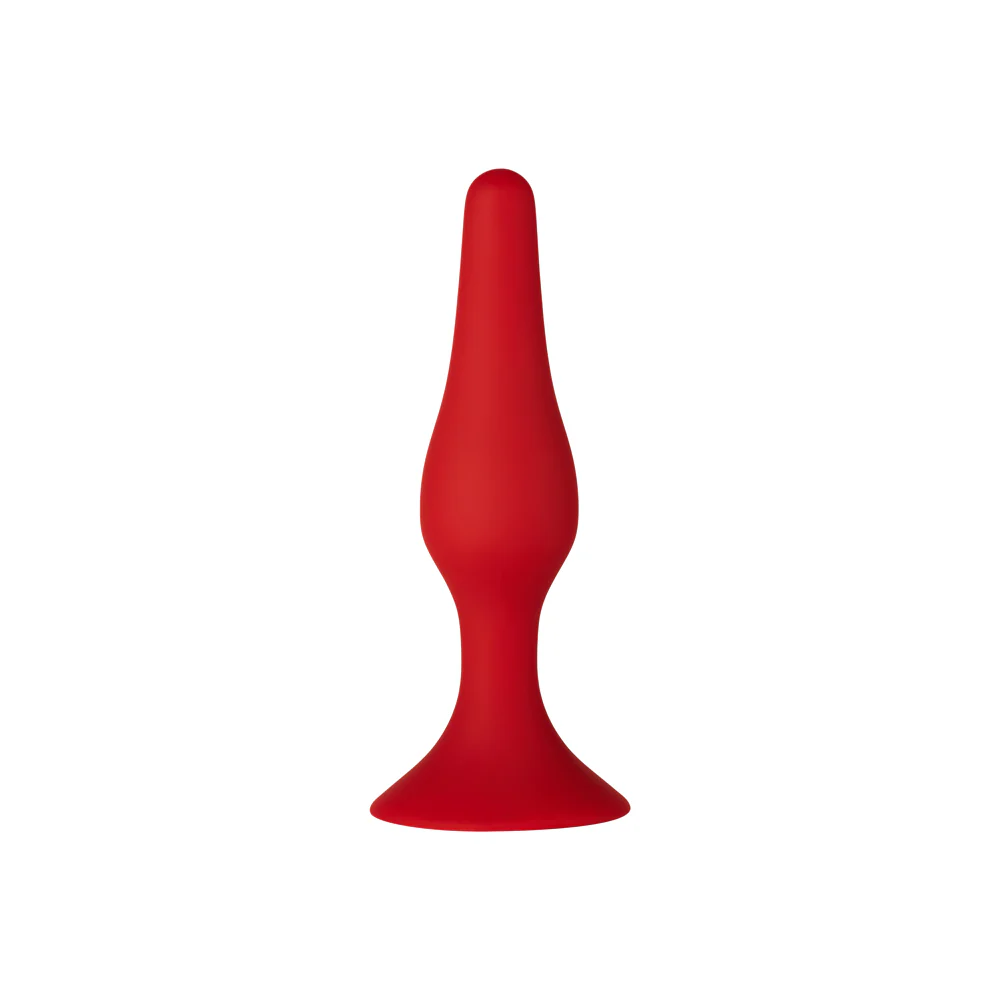 Forto F-11 Lungo Silicone Anal Plug Small Red - Image 2
