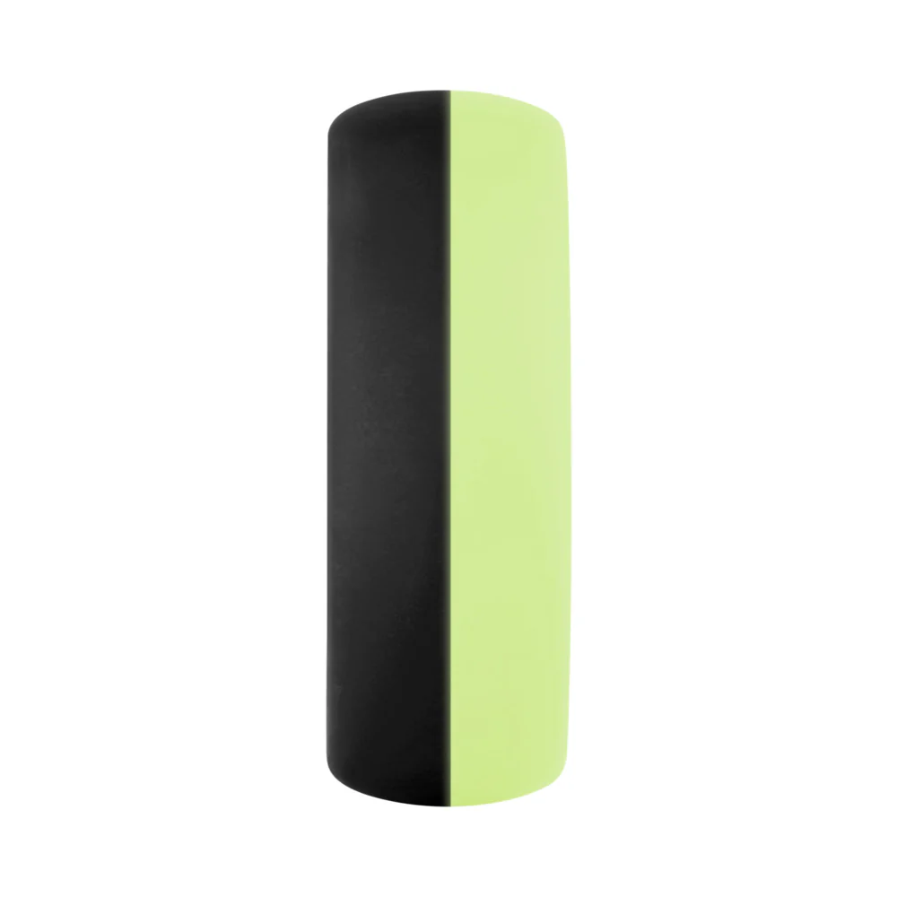 Forto F-19 Liquid Silicone 2-Tone Cockring Black/Glow - Image 4