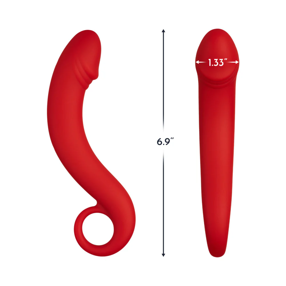 Forto F-19 Silicone Anal Plug Red - Image 5