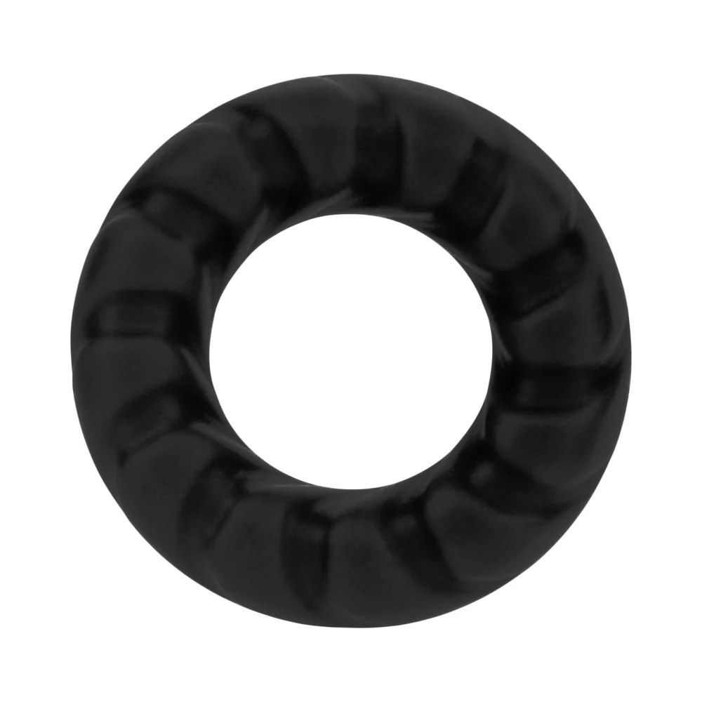 Forto F-25 Liquid Silicone Cockring 23mm Black - Image 2